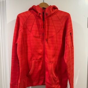 Athleta Vibrant Red Zip-Up Jacket